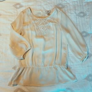 LOFT Peasant Blouse (Size S)
